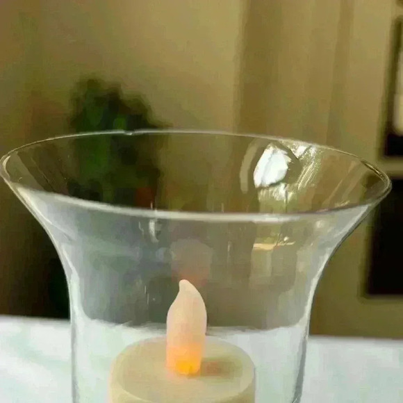 Holiday Time 5 Piece Clear Votive Holder Set Beautiful For Christmas/Holidays - Picture 9 of 10